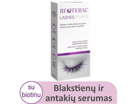 BEOTEBAL LASHES PURE, blakstienų ir antakių serumas su peptidais, 3 ml