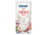Uat pienas CLEVER 3.5%, 1 l
