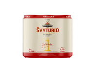 Alus ŠVYTURYS Švyturio, 5%, 6x0,568 l, skardinė