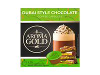 Kavos kapsulės AROMA GOLD DUBAI STYLE CHOCOLATE, 16 vnt