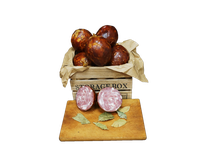Šaltai rūkyta  kiaulienos dešra MOMBLAN, Kaimiškas skilandis,  a.r., ~560g