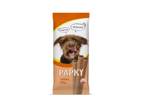 Baltyminės šunų lazdelės PAPKY kailiui ir odai, 120 g