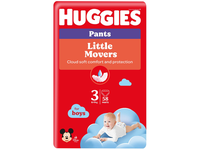 Sausk.keln.HUGGIES BOYS(3) 6-11kg,58vnt