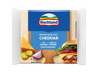 Lydytas čederis HOCHLAND (riekelės), 20 % rieb. s. m., 130 g