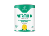 NATURE'S FINEST vitaminas C, milteliai, citrinų skonio, 150 g