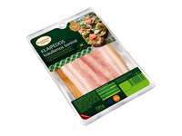 Karštai rūkyta KLAIPĖDOS kiaulienos šoninė, a. r., 130 g