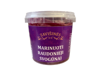 Marinuoti raudonieji svogūnai, 340 g