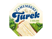 Pelėsinis sūris su žalumynais TUREK CAMEMBERT, 60 % rieb., 120 g