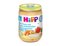 Makaronai HIPP su žuvų filė ir daržovėmis, nuo 6 mėnesių, 190 g