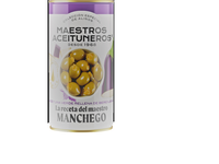 Žaliosios alyvuogės MAESTROS ACEITUNEROS Sevilijos, įdarytos baklažanu, 350/150 g