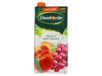 Vynuogių ir persikų sulčių gėrimas ELMENHORSTER, 2000 ml
