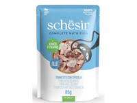 Kačių ėdalas SCHESIR CAT, su tunu ir jūros ešeriu, pilnavertis, 85 g