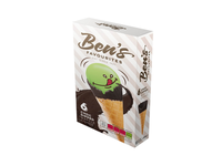Vaflių kūgeliai BEN'S FAVOURITES, su vanilės skonio šokolado glaistu, 6vnt, 120 g