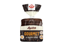 AGOTOS GOURMET juoda duona su skrudintu salyku, 290 g.