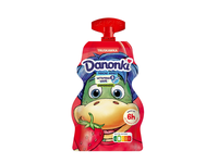 Valgomasis jogurtas DANONKI, braškių skonio, 2,2 % rieb., 70 g