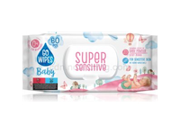 GoWipes Super Sensitive drėgnosios servetėlės vaikams jautriai odai 0+ 60 vnt.