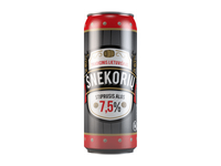 Šviesusis stiprus ŠNEKORIŲ alus, 500 ml