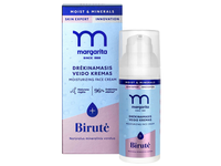 MARGARITA MOIST & MINERALS drėkinamasis veido kremas su mineraliniu vandeniu „Birutė“ 50 ml