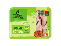 Švieži viščiukų broilerių sparnelių peteliai VILNIAUS PAUKŠTYNAS, užauginta be antibiotikų, 500 g
