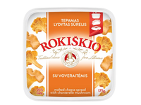 Lydytas tepamasis ROKIŠKIO sūris su voveraitėmis (23%), 175g
