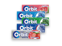Kramtomajai gumai ORBIT (5 rūšių), 15 g