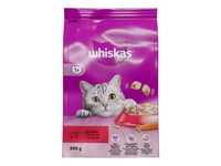 Sausas visavertis pašaras katėms WHISKAS Adult, su jautiena, 300 g