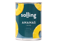 Kons. ananasų skiltelės SALLING, 567g / 340g