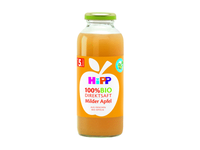 Ekologiškos obuolių sultys HIPP, nuo 5 mėn., 330 ml