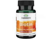 SWANSON maisto papildas BIOTINAS 5000 mcg, 100 kaps.