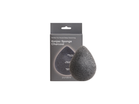 PURABLE kempinėlė su anglimi veidui valyti KONJAC SPONGE CHARCOAL, 1 vnt.