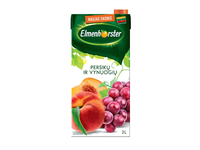 Gaivusis sulčių gėrimas ELMENHORSTER, persikų ir vynuogių, be konservantų, 20%, 2l