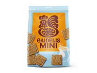 Sausainiai GAIDELIS MINI su kondensuotu pienu, 380 g