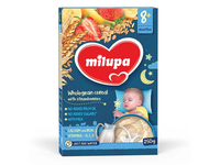 7-grūdų košė su braškėmis 8+ mėn MILUPA, 250 g