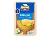 Fermentinis sūris HOCHLAND Edam, brandintas, riekelėmis, 135 g