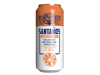 Kvietinio alaus kokteilis SANTANOS, greipfrutų skonio, 500 ml
