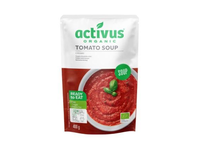 Ekologiška trinta pomidorų sriuba ACTIVUS, plast. maišelyje, 400g, LT-EKO-001