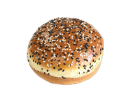 Šaldyta brioche mėsainio bandelė su sezamu, D12 cm, 86 g x 15 vnt