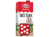 UAT pienas TWOJ KUBEK 3.2% rieb., 1 l