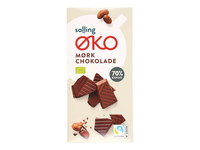 Ekol. juod. šokolad. 70 % SALLING EKO, 100 g