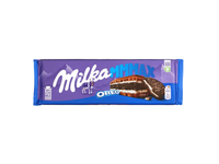 Pieninis šokoladas MILKA su OREO sausainių gabaliukais, 300 g