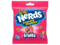Saldainiai NERDS GUMMY CLUSTERS FRUIT, 113g