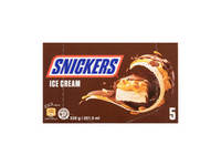 Valgomieji ledų batonėliai SNICKERS, 228 g