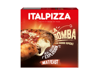 Šaldyta pica ITALPIZZA, La Bomba Meat Feast, 470 g