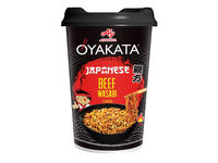 Greitai paruošiami makaronai OYAKATA JAPANESE BEEF WASABI, 93 g