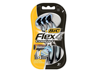 Vyriškas vienkartinis skustuvas BIC FLEX4, 3 vnt., 3 vnt.