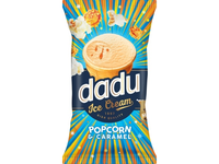 Plombyriniai ledai DADU, karamelizuotų spragėsių skonio, 120 ml