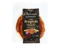 Proginės kiaul. dešrelės BBQ marinate, 250 g