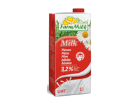UAT pienas FARM MILK, 3,2% rieb., 1 l
