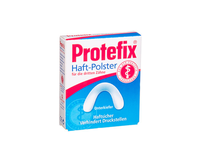 PROTEFIX HALF-POLSTER UK, apatinių dantų protezų pamušalai, fiksuojamieji, 30 vnt.
