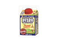Pienas DVARO, ne mažiau kaip 3,5 % rieb., pasterizuotas, 500 ml